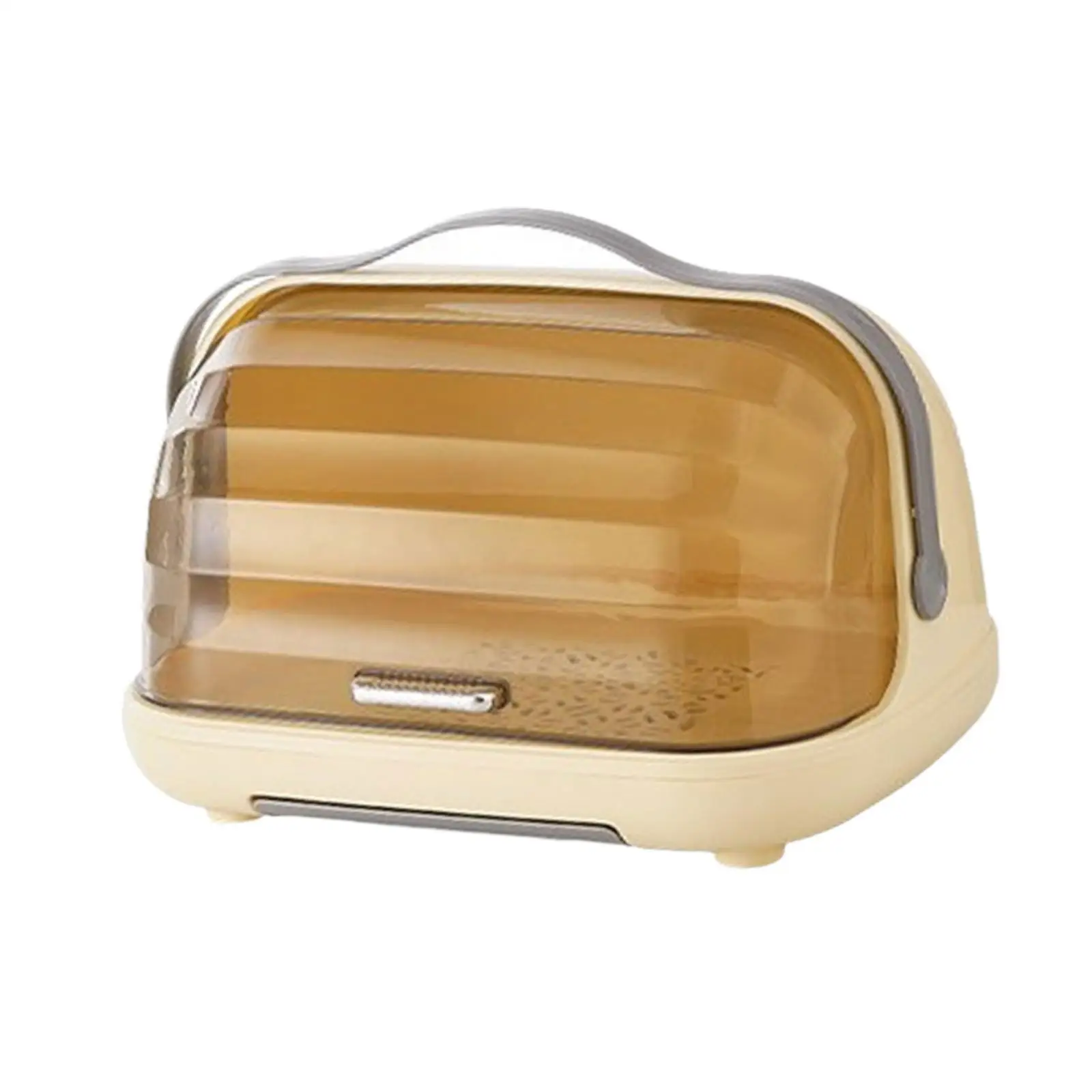 Dish Drying Rack with Large Flip Cover Nursing Bottles Storage Box Kitchen Countertop Organizer for Coffee Mug Apartment Home