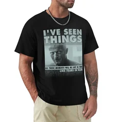 Rutger Hauer, Tears In Rain T-Shirt summer tops quick-drying t-shirt mens big and tall t shirts