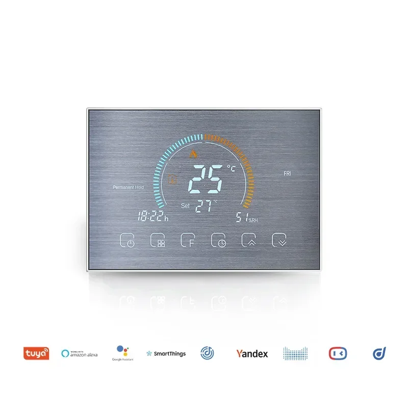 

Smart WiFi electric floor heating thermostat, temperature control panel 16A electric towel rack controller, floor heating switch