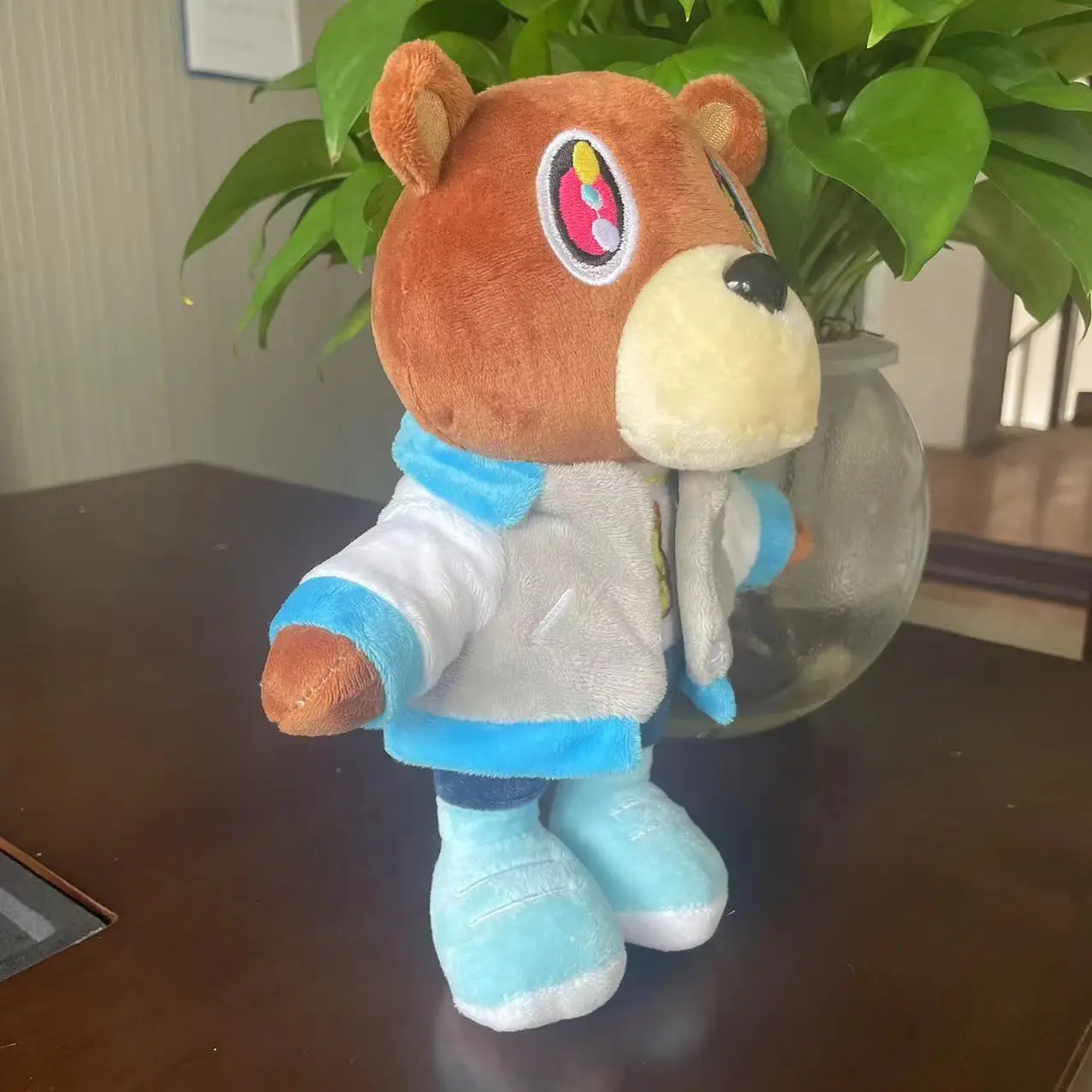 26 cm Kawaii Kanye Teddybär Teddybär Plüschtiere Kanye West Abschluss Weiche Angefüllte Home Room Decor Geburtstag Gif Plüschtier