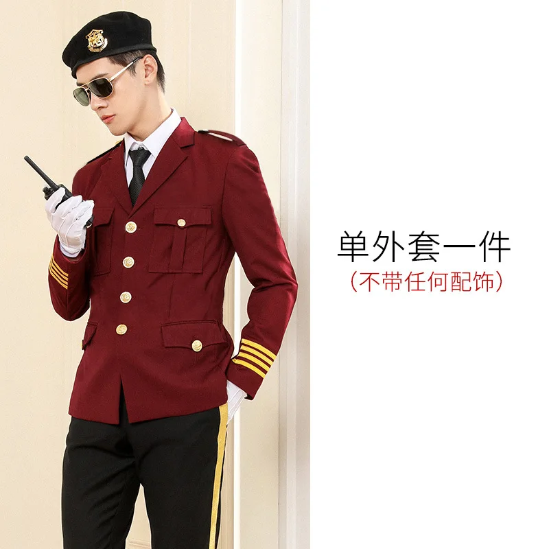 New Security UniformSpring and Autumn Security UniformsSuitsMen's Security Property Concierge UniformsSus