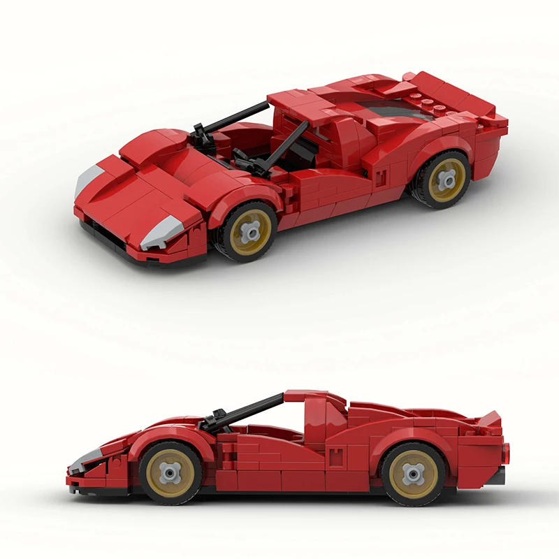 Supercar F1 City Speed Champions Car Racing Fast and Furious 330P4 Building Blocks MOC Racers Vehicle Technique Bricks Kids Toys