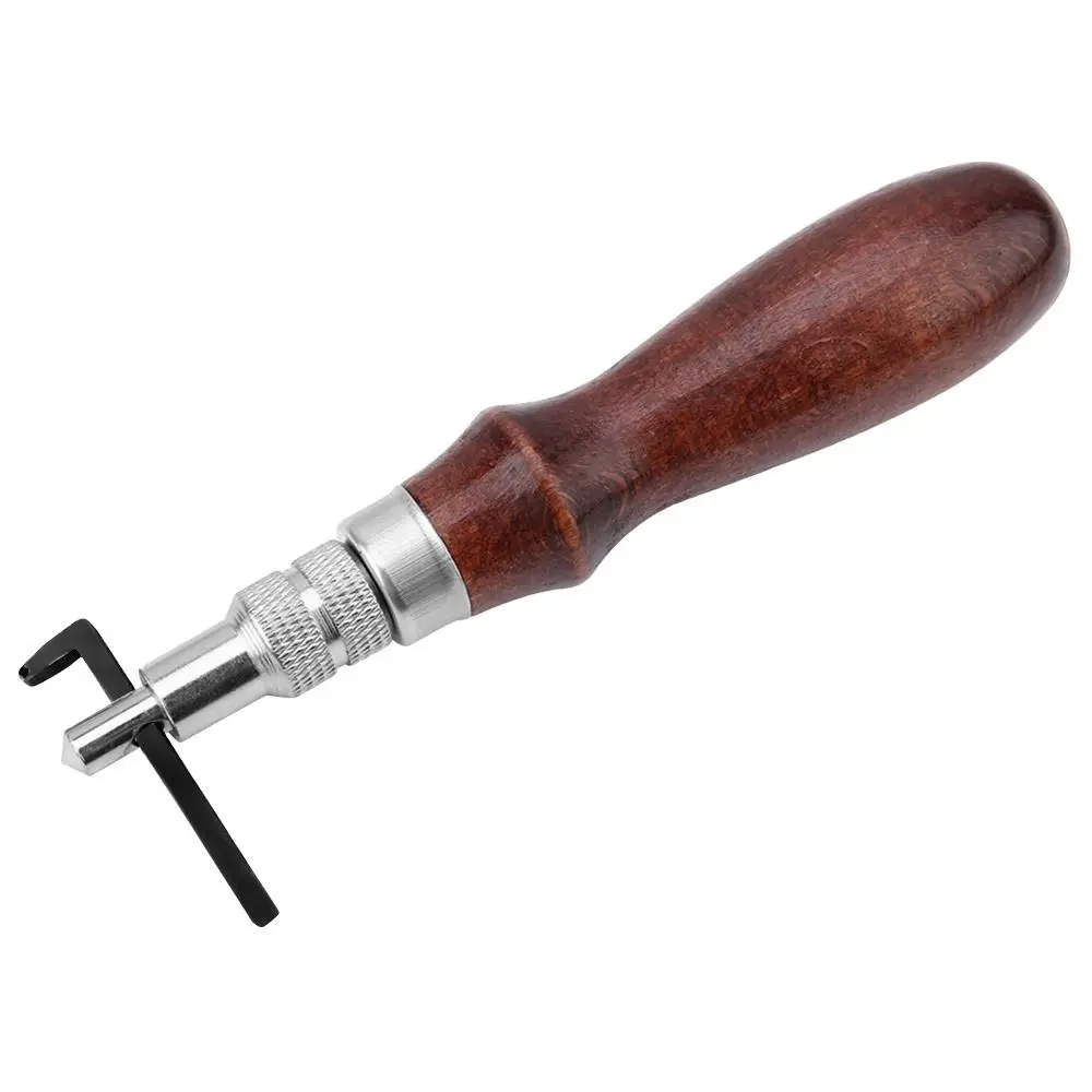 Adjustable Depth Leather Groover Tool Edge Stitching Design Groove Cutting Edge Leather Craft Groove Tool Stitching Groover Tool