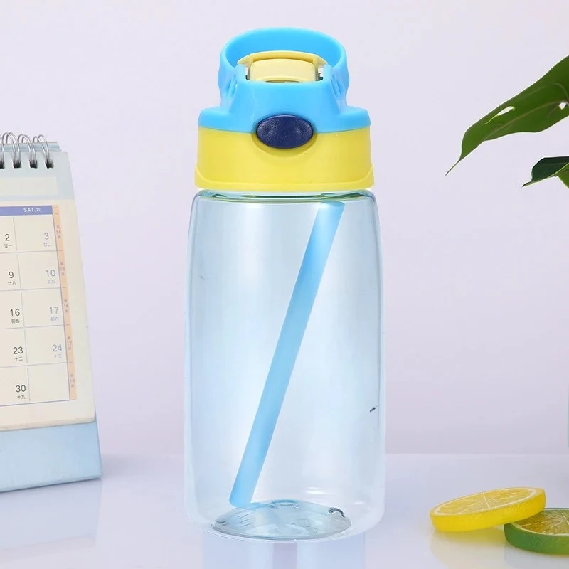 

Sports Water Bottle Children Leak Proof Colorful Cup Drinking for Outdoor Women Men Travel Portable Gym Fitness Jug Gift