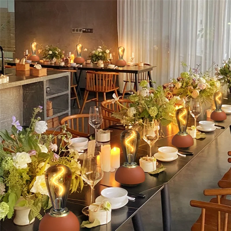 AK25-Glass Table Lamp LED Touch Table Lamp Dimmable Table Lamp For Indoor Decor Study Bedroom Table Lamp