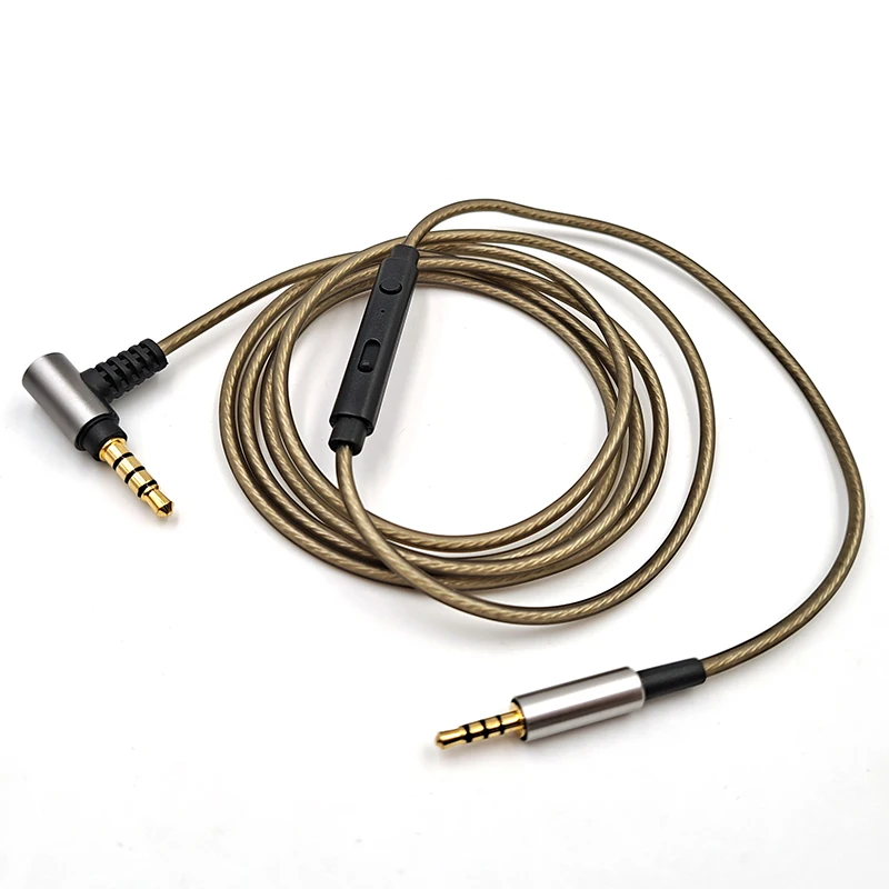 استبدال كابل 3.5 مللي متر إلى 2.5 مللي متر أنثى ل AKG Y40 Y50 Y500 N60NC K545 JBL LIVE2 PXC550 DT240 E30 E55 سماعة رأس مطلية بالفضة