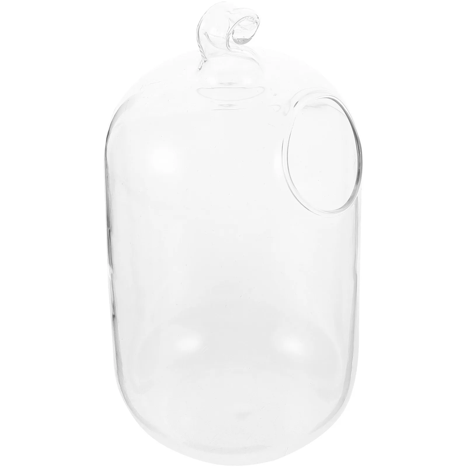 Transparent Hanging Glass Fish Tank Mini Aquarium Flower Vase for Home Decoration Stackable Decorative Glass Bowl
