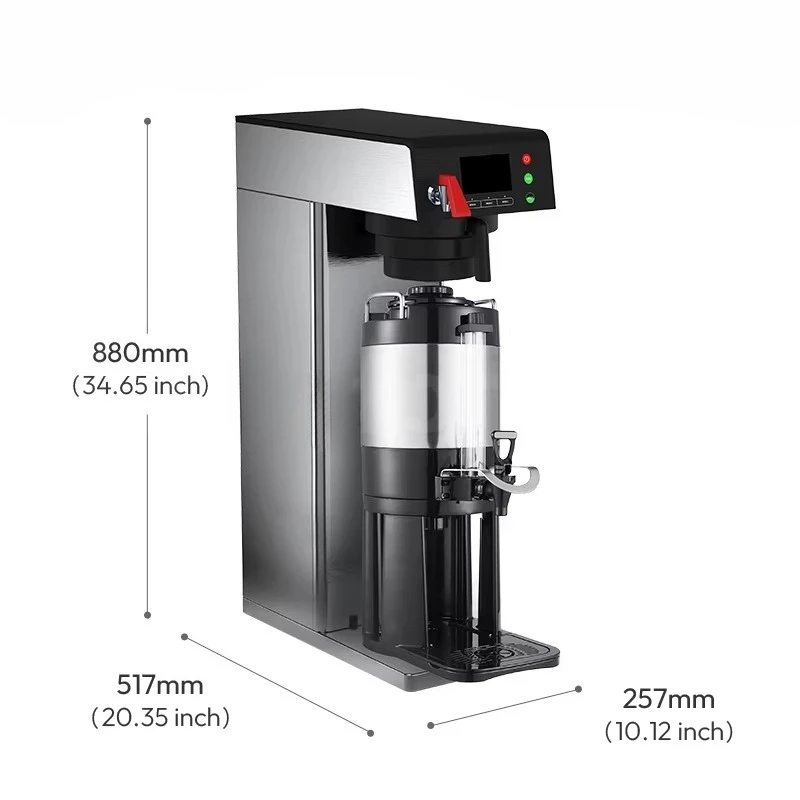 Manufacturing Supplies High Performance Customized Electric Drip Coffee Machine Coffee Maker Commercial Coffee Brewer