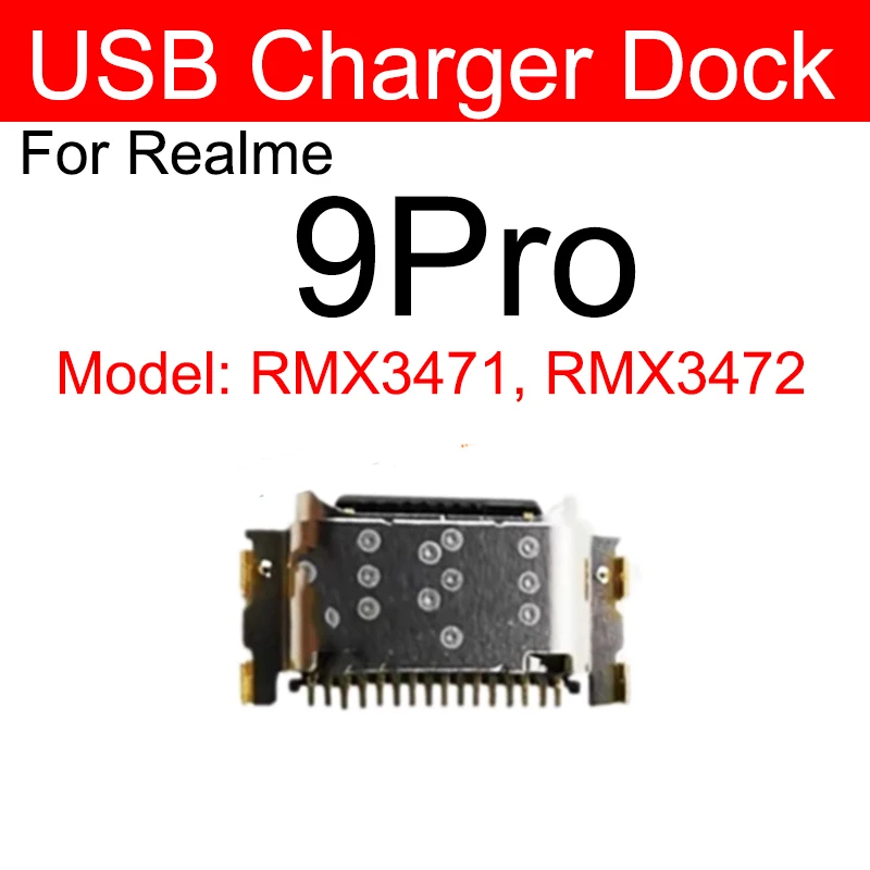 For Realme 7 8 9 Pro 7i 8i 9i 4G 5G USB Charging Port USB Charger Dock Connector Jack Replacement