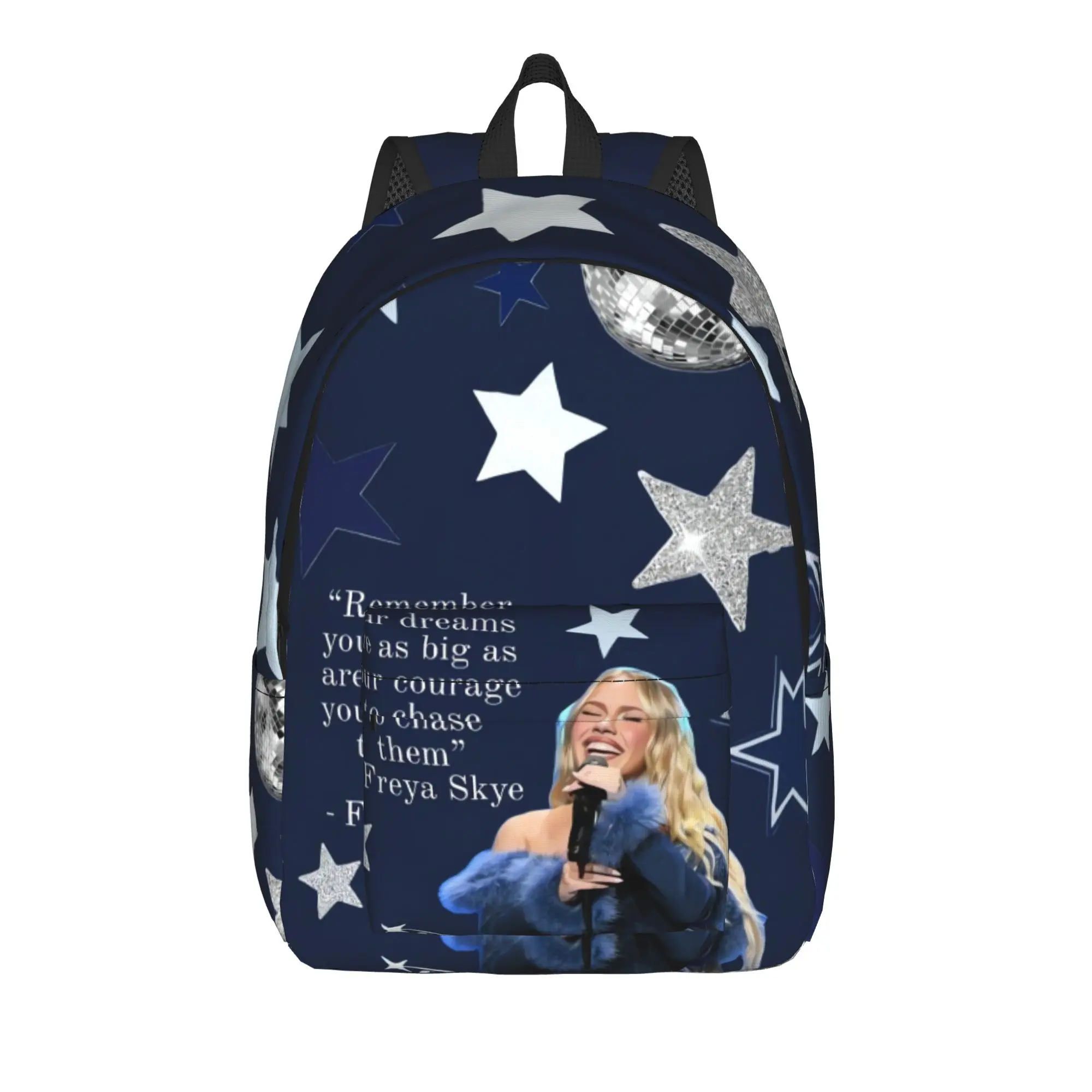 Night Moon Star Art Freya Skye Backpack Women Men  Large Backpacks Polyester Elegant School Bags Outdoor Custom Rucksack
