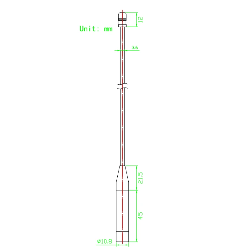 2PCS LoRa module Antenna for Meshtastic 868MHz 915MHz soft antenna Omni high-gain whip antenna Flexible SMA head connector