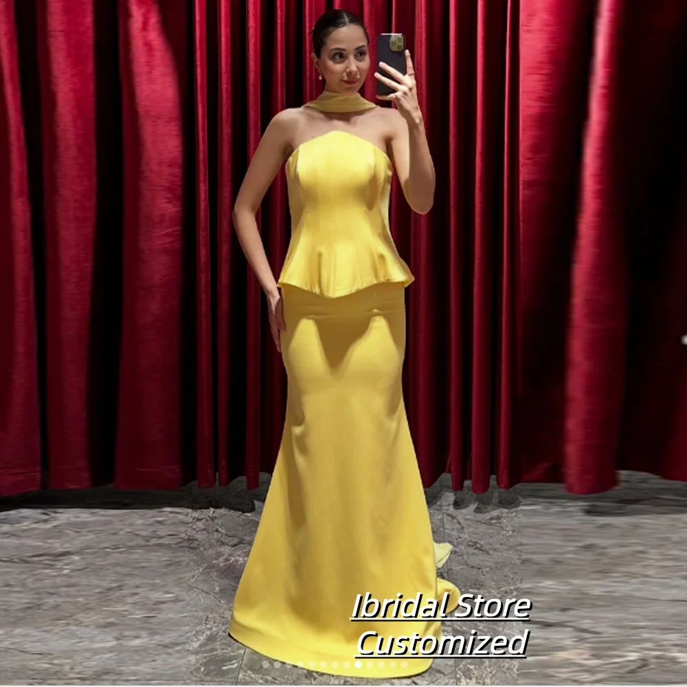 

Customized Sleevesless Prom Dresses Birthday Dubai Saudi Arabic Evening Gowns Floor Length Formal Occasion Party Dress