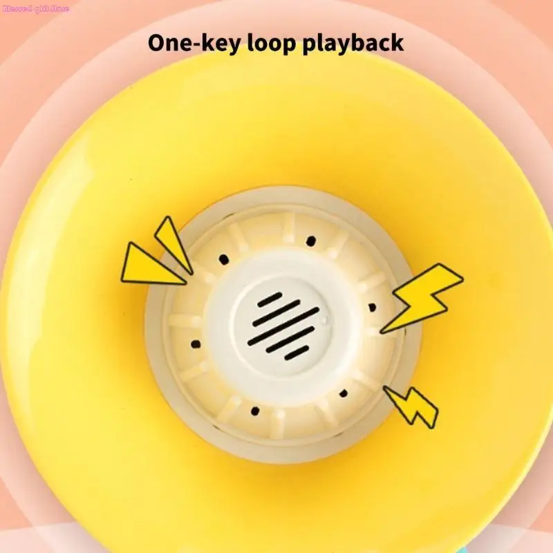 لعبة مكبر صوت للأطفال متعدد الألوان D0JC عملية بسيطة وتسجيل صوتي تتميز بأنها مناسبة للسفر