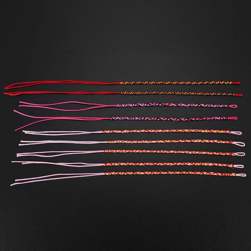 9Pcs Bracelets Brazilian Wire Braid Handmade Ethnic Multicolored   4