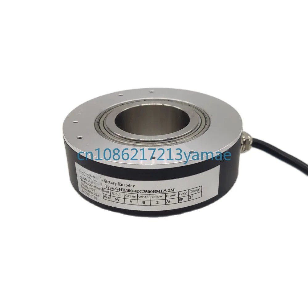 Elevator Encoder 30 40 45 50MM Hole Hollow Shaft Incremental Optical Encoder-GHH100 Apply To Tractor