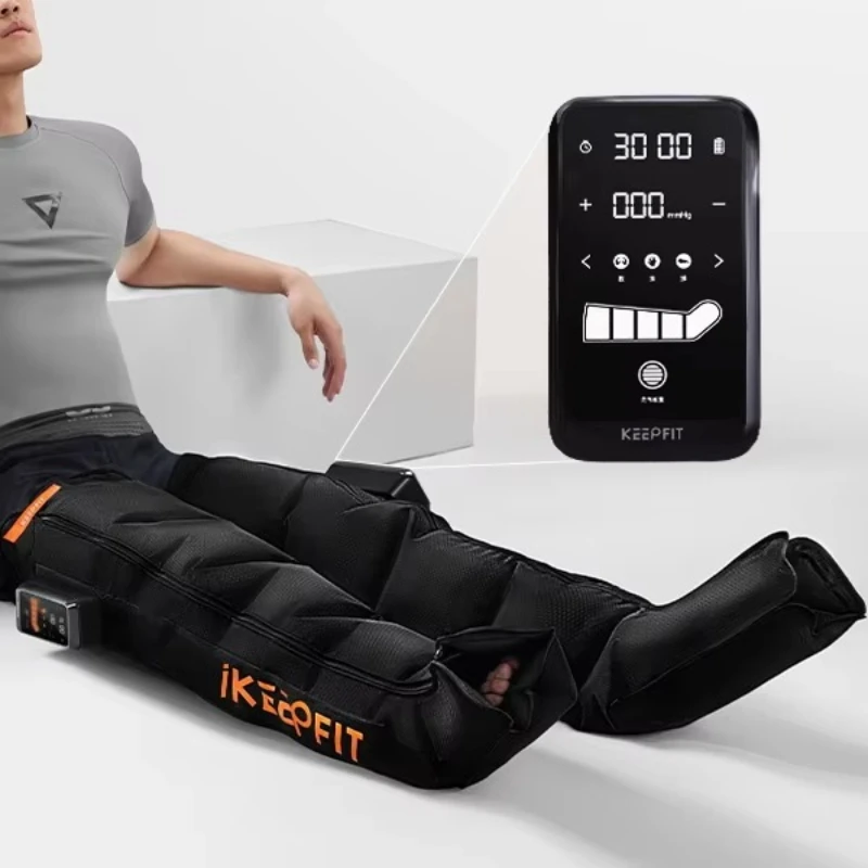 Electric foot and leg massager with compression boots for joint sprains and muscle fatigue to relieve pain