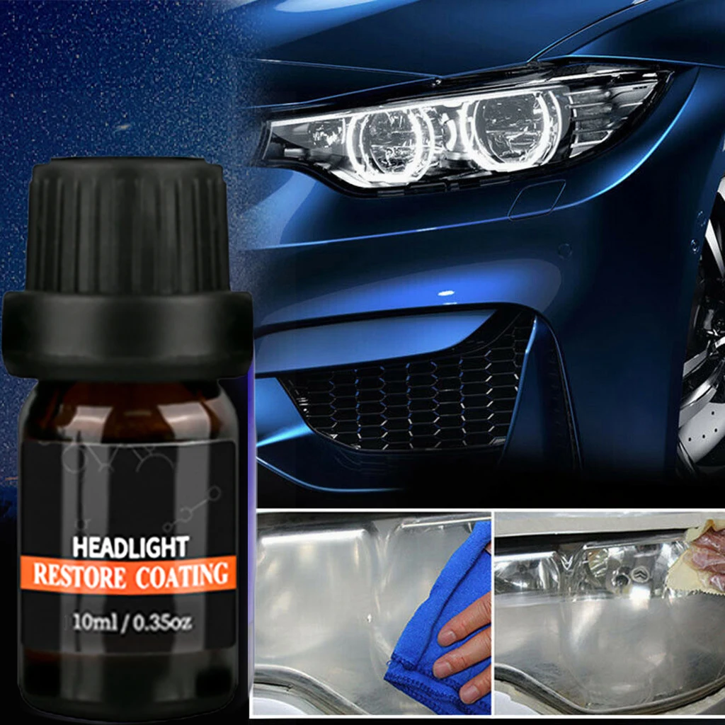 Car Headlight Renew Light Repair Refurbished Fluid Kit Lamp Cover Scratch Repair Refurbished Brightening Cleaning Restoration