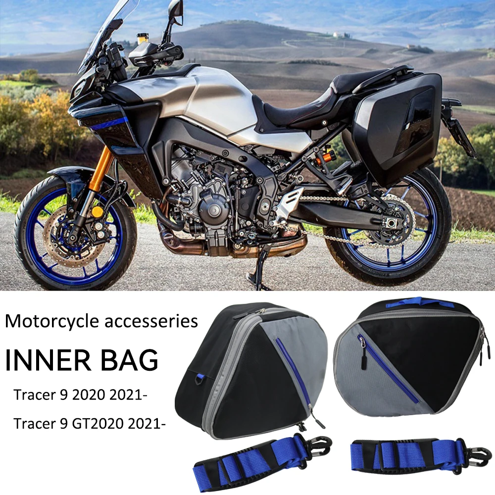 

Для Yamaha Tracer 9 GT TRACER 9GT мотоциклетные сумки для багажа, черные расширяемые внутренние сумки Tracer 9 GT Tracer 900, сумка для инструментов