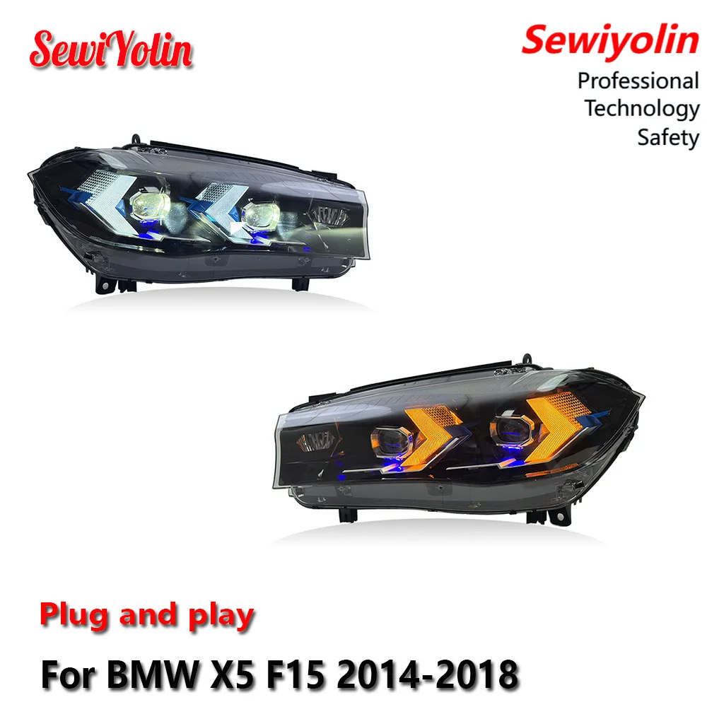 

Светодиодные фары в сборе для BMW X5 X6 F15 F16 2014-2018: противотуманные фары, ДХО, стоп-сигналы, указатели поворота, подключение Plug and Play