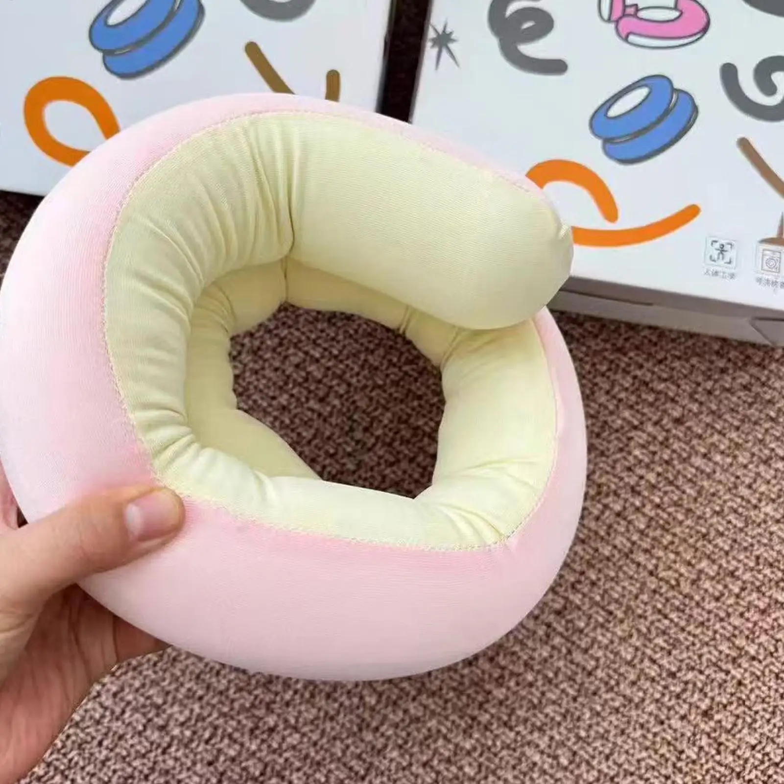 Travel Pillow Foldable Spiral Breathable Support Airplane Pillow For Car Sleeping Back Chair Office Sleep Rest Bed