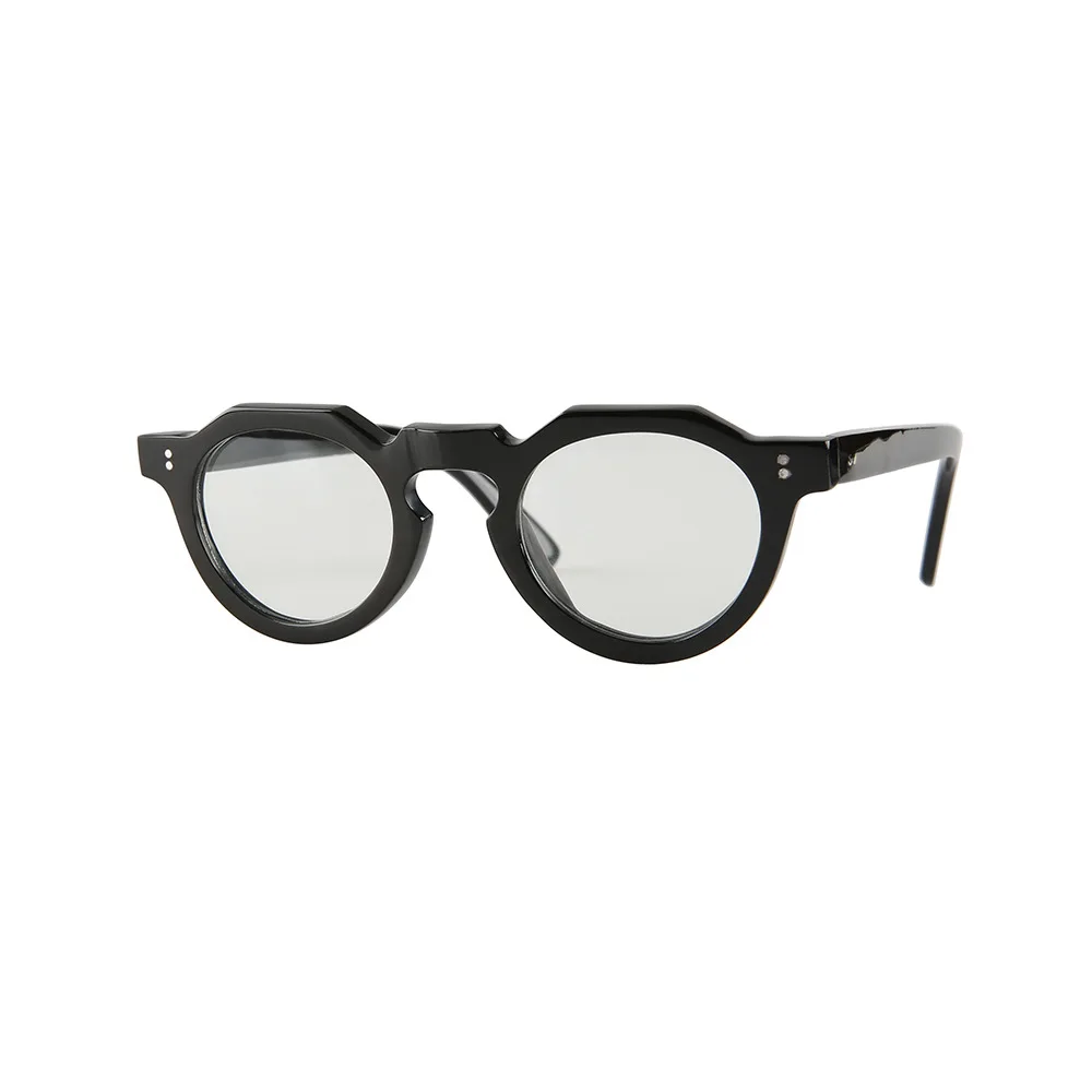 Women Man Glasses Frames Polygon Rivets Vintage Myopia Lens Eyewear Handmade Buffalo Horn Prescription Reading Eyeglass Frames