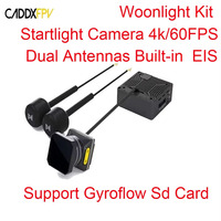 Walksnail Moonlight Kit 4k 60FPS FOV 160° Starlight Camera with Gyroflow Built-in EIS Dual Antennas Support for RC FPV Drone