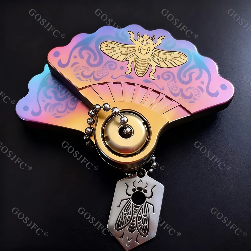 

ZDEDC Cicada Side Push Slider Титановый слайдер-слайдер Игрушка для снятия стресса Непоседа игрушки для взрослых Офисный стол Гаджеты для снятия тревоги