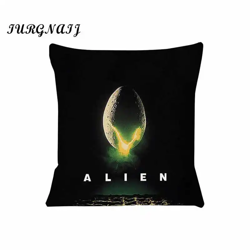 Horror Movie Alien Cushion Cover for Sofa Pillow Case Cover Seat Car Throw Pillowcase 45X45cm For Home Decorative SJ-565