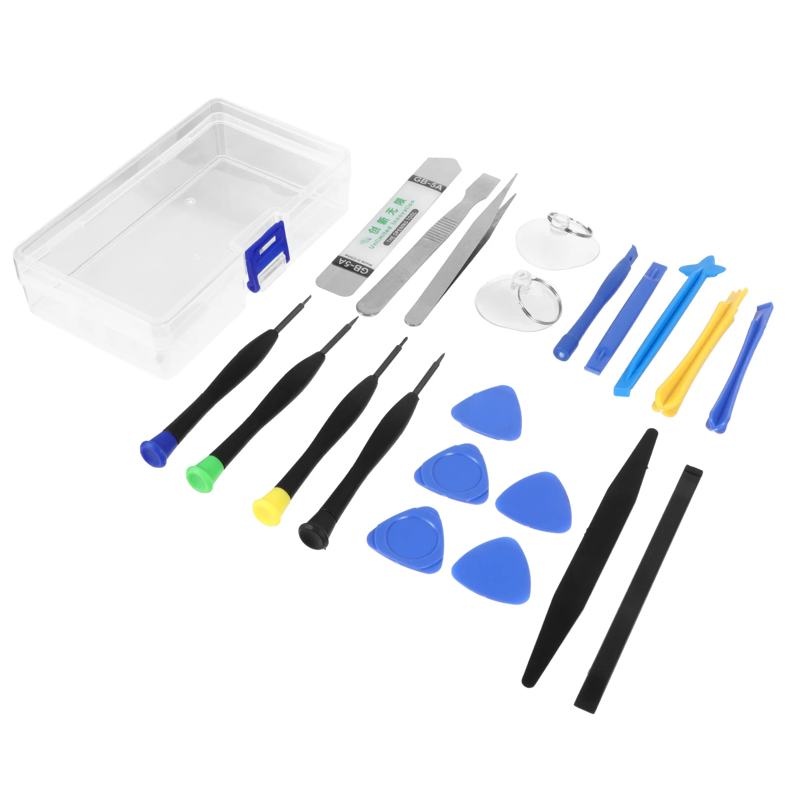 

21pcs Repair Tool Kit Precision Screwdriver Set Portable S2 Steel Tip Non Slip Handle Maintenance Accessories
