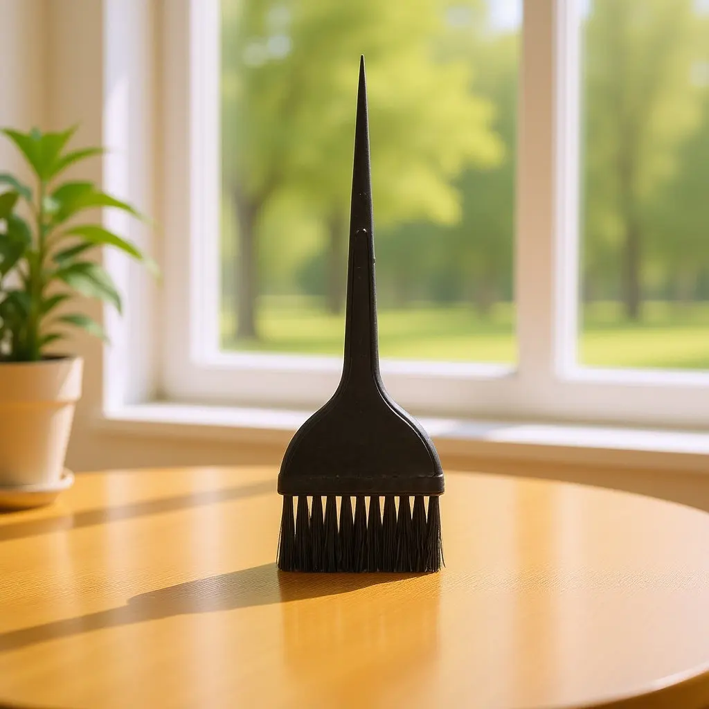 12Pcs Hair Dye Brush Long Handle Durable Plastic Bristles Professional Salon Home Use Hair Coloring Applicator Brush