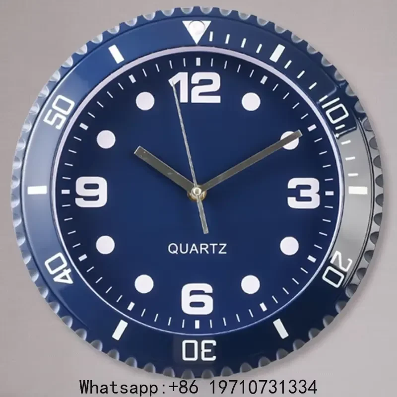 for Silent Nordic Wall Clock Modern Mechanical Design Aesthetic Home Decor Elegant Living Room Interior Ornament Quiet
