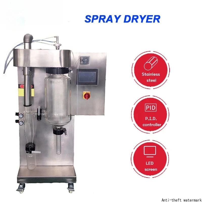 2026 Hot SellingLab Small Vacuum Spray Dryer 2L Small Scale Instant Coffee Milk Banana Honey Powder Spray Dryer