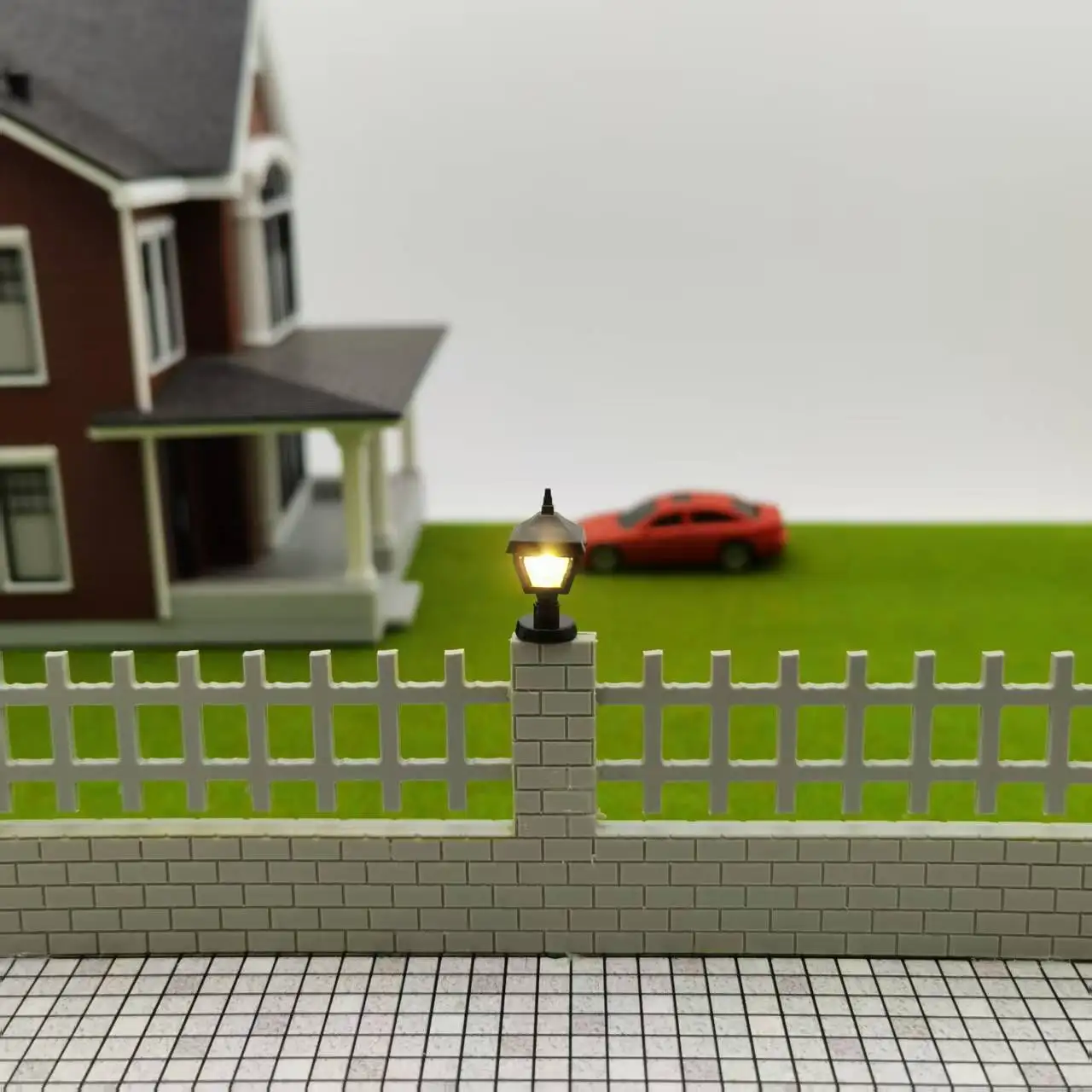 Miniatur-Heimdekorationslampe Kleine Ornamentale Mini-Graslampe Modell Mikro-Landschaftsmaterialien Diorama-Zubehör 3 Stück/10 Stück – Detail 5