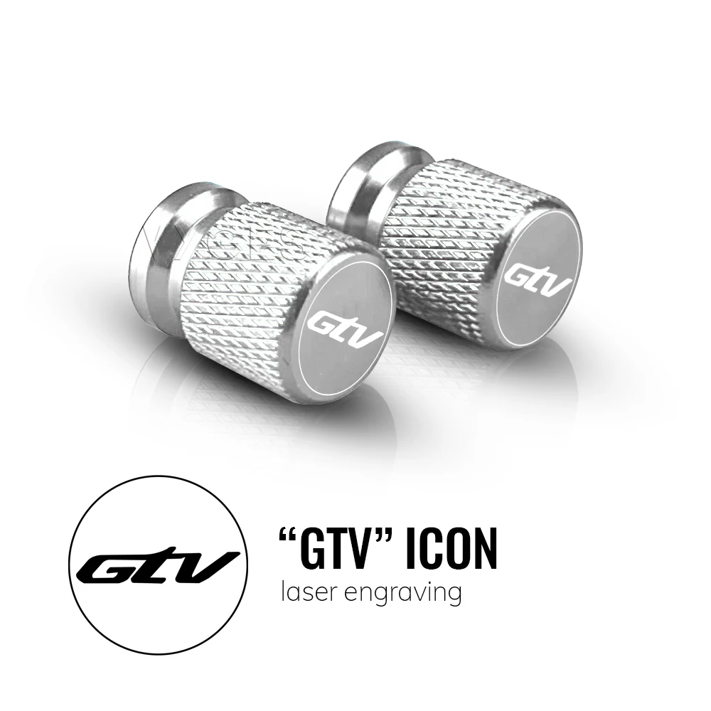 Für Vespa GTS 125 150 300 Super 300 Super 300 GTV 125 GTV 250 GTV 300 Motorrad Standard Ventil Kappe Set Reifen kappen Set Aluminium