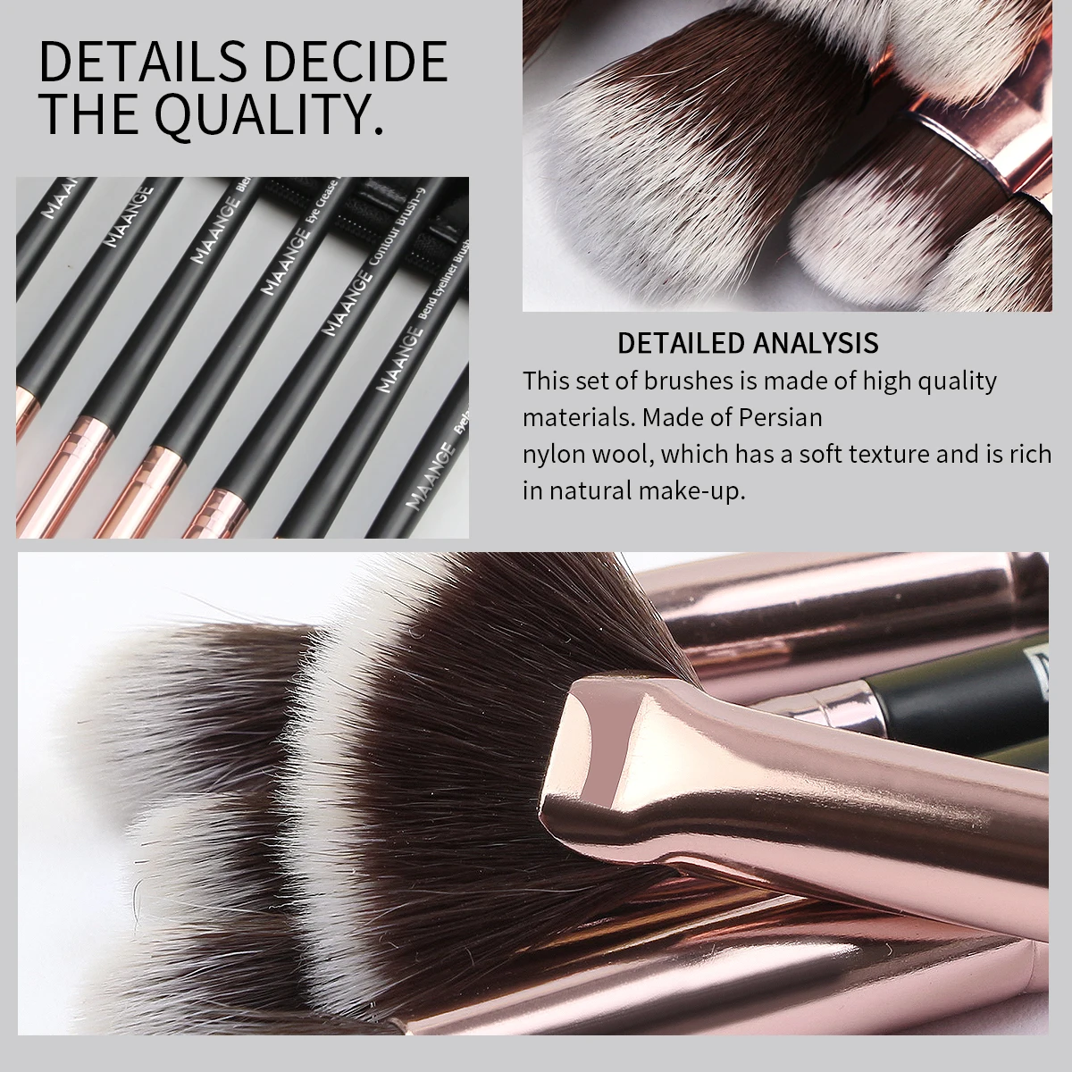 Ensembles de pinceaux de maquillage pour les yeux, 12 pièces, outils de maquillage, brosse pour ombre à paupières, correcteur, brosse de mélange, brosse à lèvres pour maquillage, beauté pour débutant