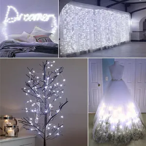 Operated battery Fairy Tale Lamp, 20 LED Mini String Light, Waterproof, Wedding Party, DIY, Room Decoration, 30 Packs 11 Main Sales Chandelier Double Room - №7