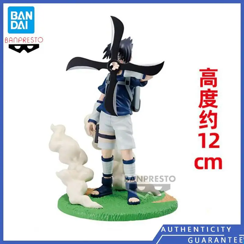 

[In stock] Bandai BANPRESTO Naruto 12cm Memorable Saga Uchiha Sasuke Cartoon Anime Peripheral Figure Model Toys Gift for Men