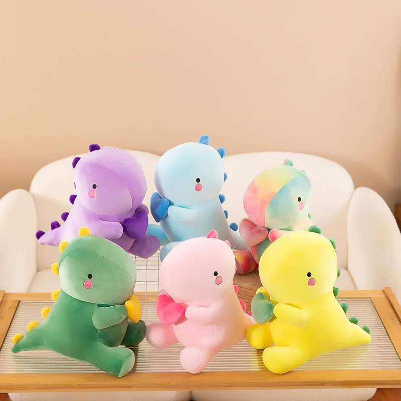 20-30cm Squishy Dinosaur Doll Plush Toy Soft Dino Plushie Little Cartoon Kawaii Animal Kids Birthday Stuffed Animal Patung Dolls