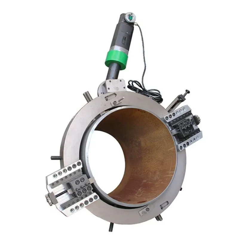 Outer clamp round pipe beveling Cutting machine Pipe chamfering machine Automatic edge milling machine Wild card