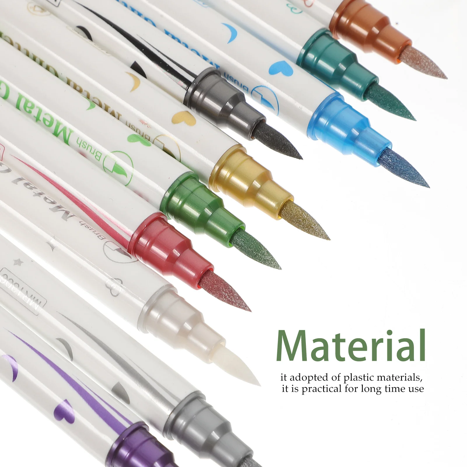 

10 шт., набор ручек для дизайна ногтей, двусторонние маркеры для геля, акрила, натуральные накладные ногти, маникюрные инструменты, принадлежности для салона, рисунок