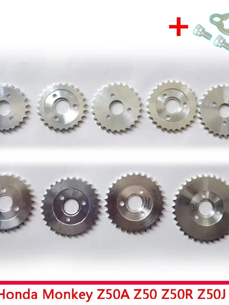 AliExpress RRSMOTO #420 #428 35T 24T-31T Rear Sprocket 35 Teeth For Honda Monkey Z50A Z50 Z50R Z50J Bike Skyteam