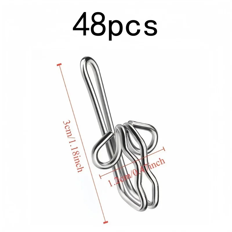 48 pcs Butterfly Drape Hooks, Easy to Install, Sturdy, Won't Scratch Fabric, Decorative Curtain Hardware
