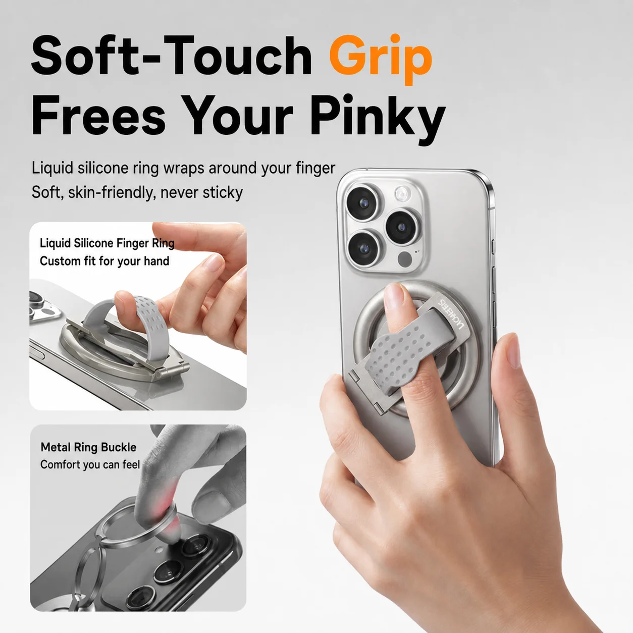 Universal Phone Stand 180 Degree Adjustable Mobile Phone Stand Magnetic Phone Stand Lightweight For Vertical Viewing Smartphones