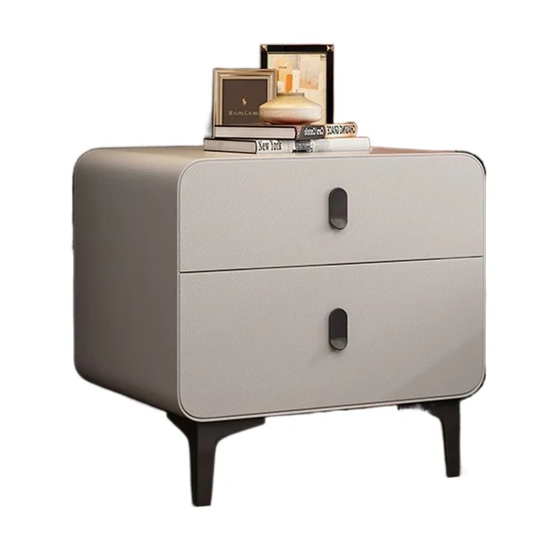 

Light luxury bedside table, creative and simple modern narrow-sided round storage cabinet