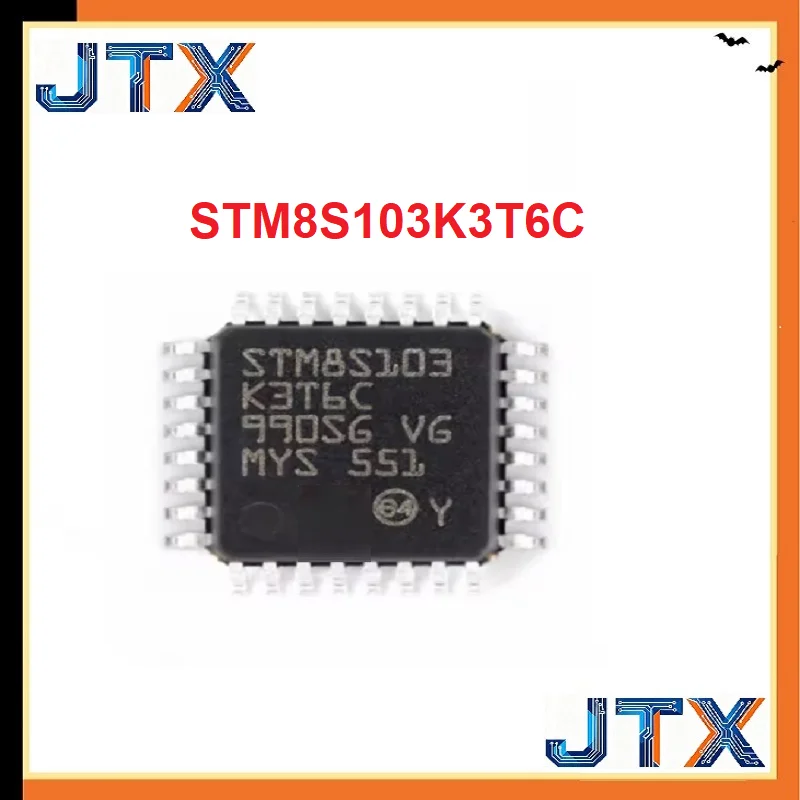 10PCS/LOT STM8S103K3T6C STM STM8 STM8S STM8S103 STM8S103K STM8S103K3 MCU 8BIT 8KB FLASH LQFP-32