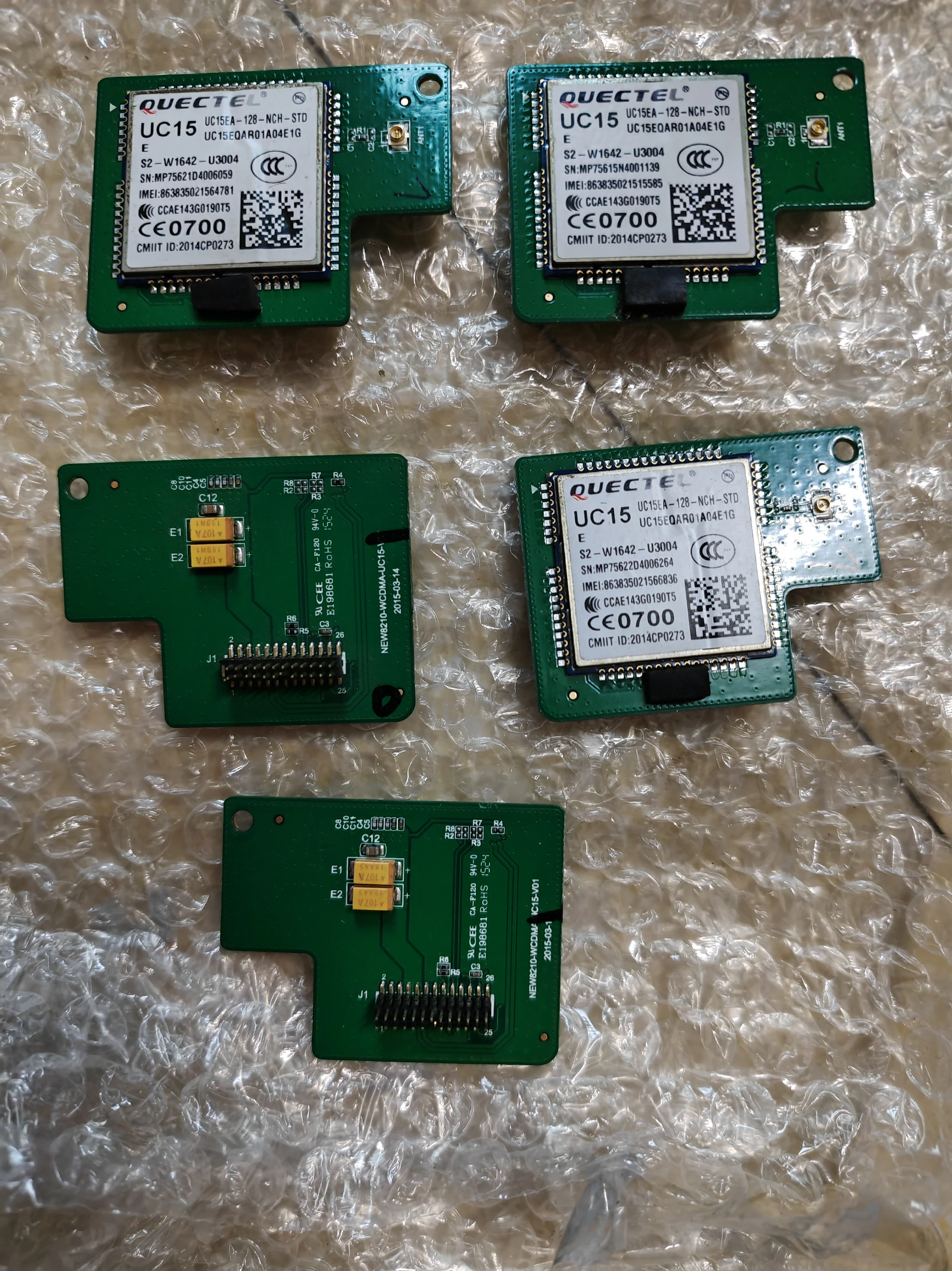 For NEW8210 3G WCDMA Communication Module UC15 Handheld POS  Terminal Payment Device Spare Parts  from used POS Machine