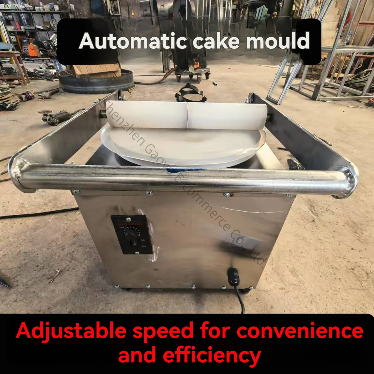 Automatic Cake Rolling Machine Commercial Imitation Handmade Biscuit Pie Rolling Thin New Cake Round Intelligent Regulation