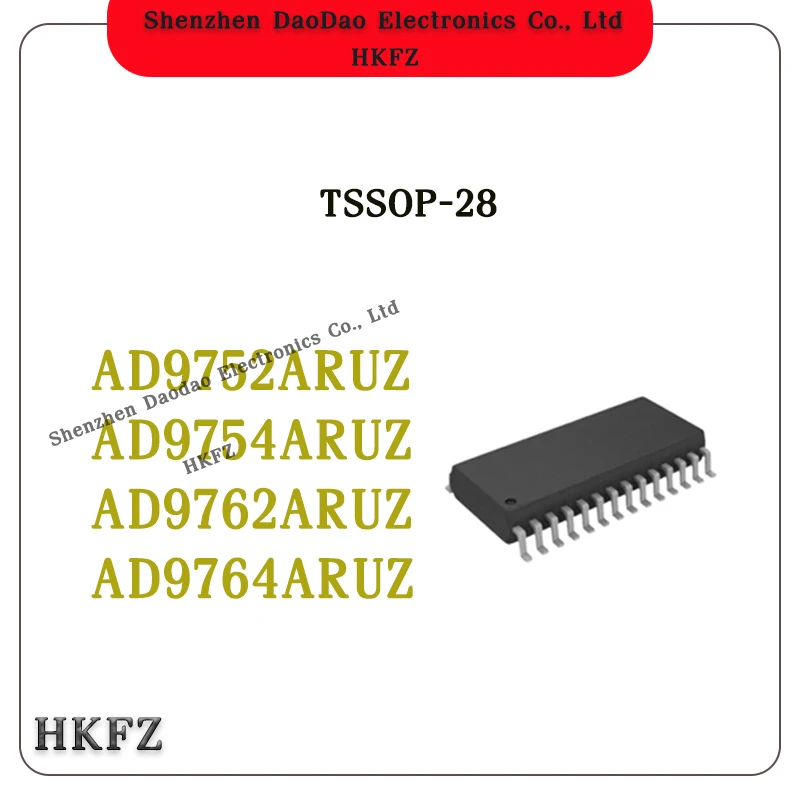 

AD9752ARUZ AD9754ARUZ AD9762ARUZ AD9764ARUZ AD9752 AD9754 AD9762 AD9764 IC Chip TSSOP-28