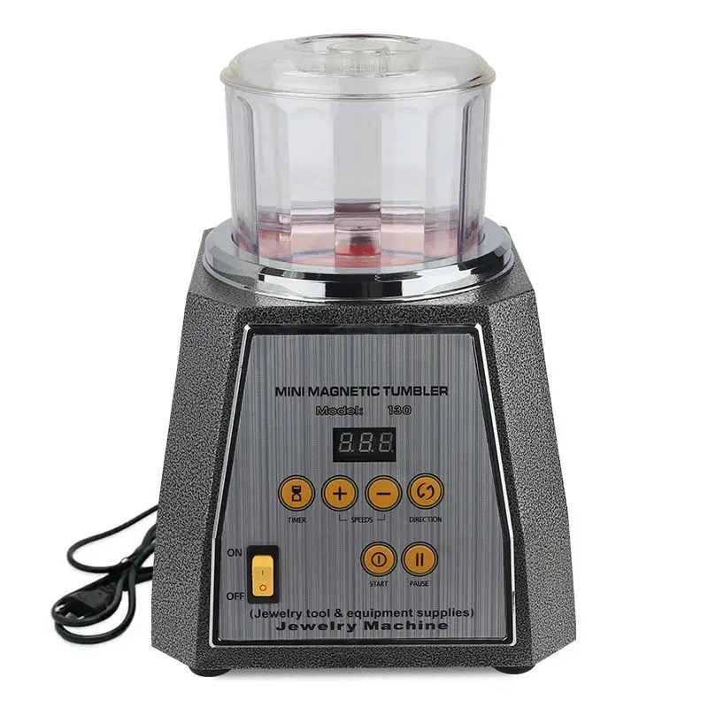 

220V 110v KT-130 Electromagnetic magnetic polishing machine Diamond Jewelry Polishing Tumbler grinding machine metals Polisher