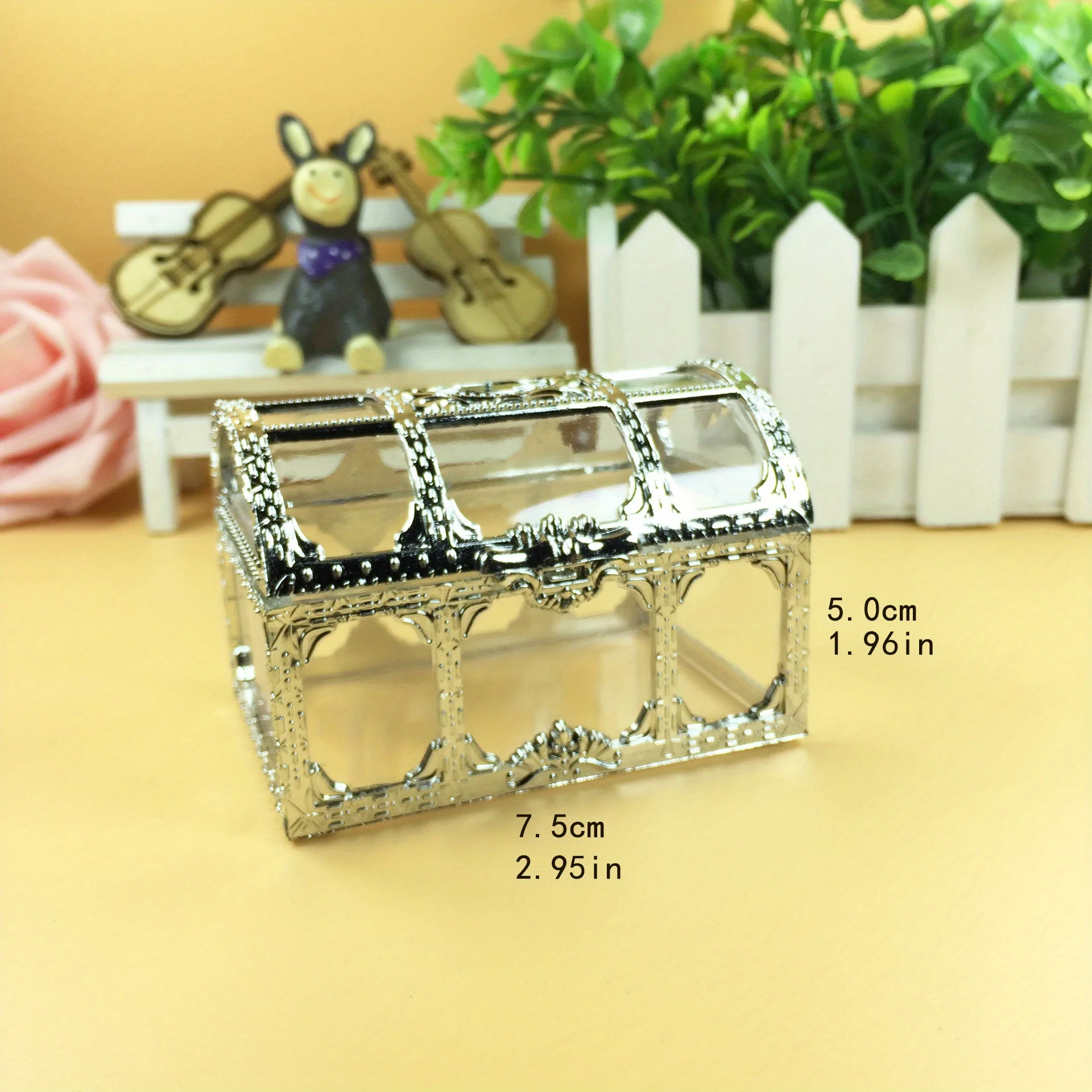 صندوق كنز القراصنة بغطاء ، صندوق تخزين العملات والأحجار الكريمة والمجوهرات ، تخزين الطعام والحلوى والشوكولاتة ، هدية عيد الميلاد والعام الجديد ، 1 * *